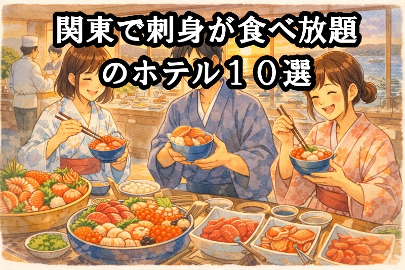 関東で刺身が食べ放題のホテル１０選
