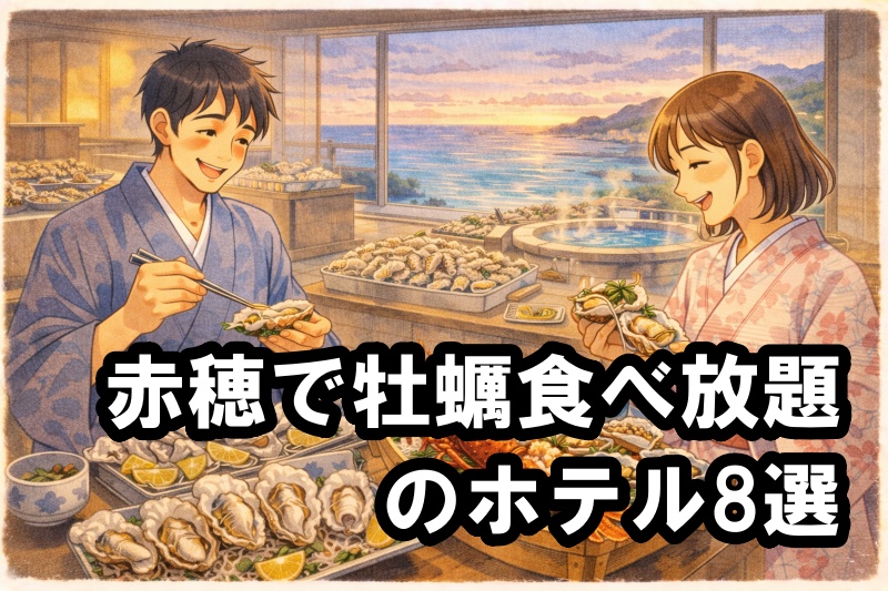 赤穂で牡蠣食べ放題のホテル8選