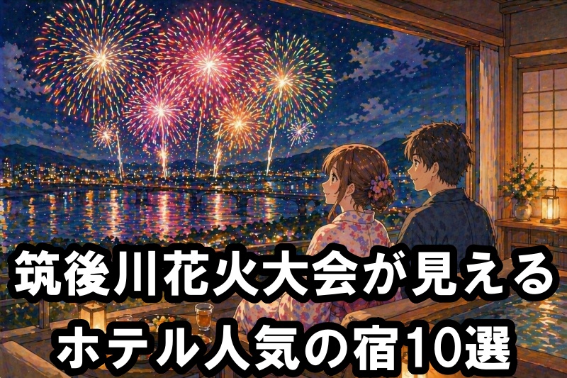 筑後川花火大会が見えるホテル