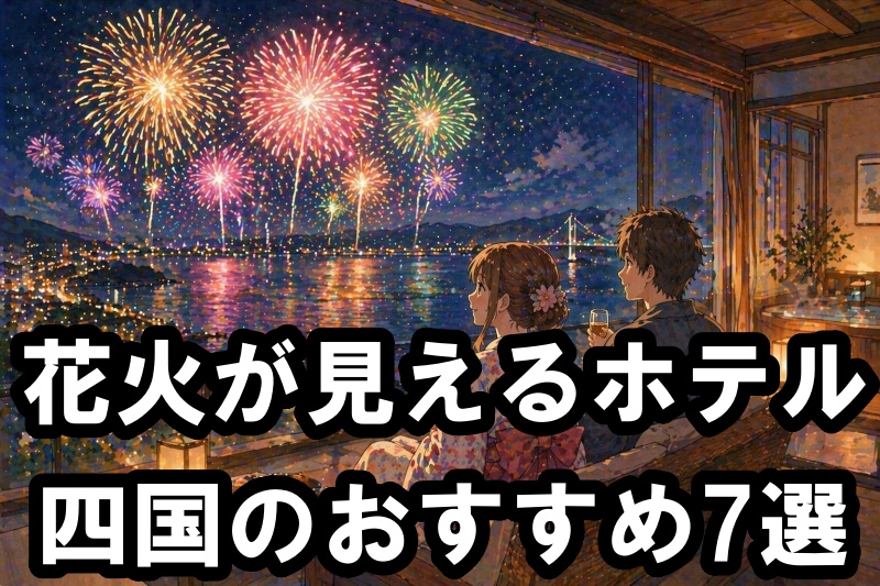 花火が見えるホテル 四国のおすすめ7選