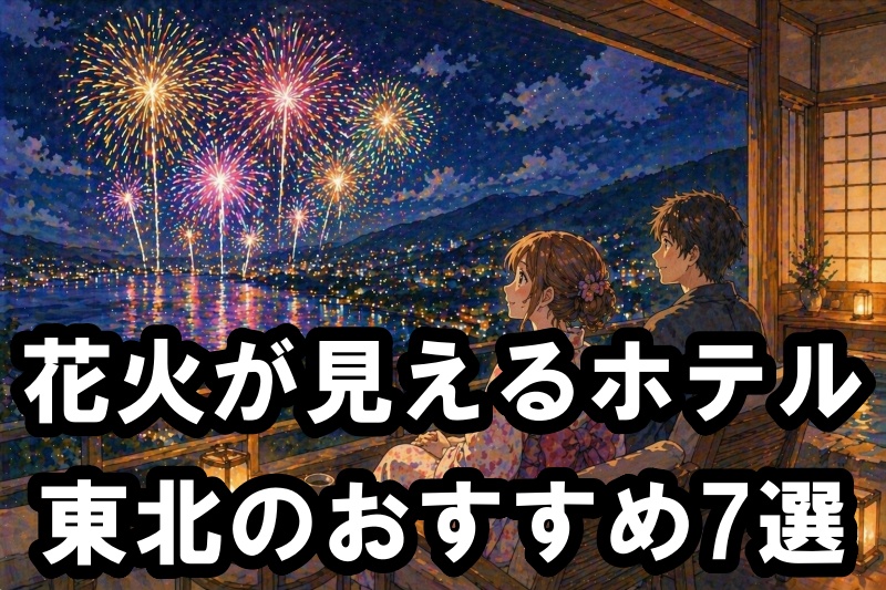 花火が見えるホテル 東北のおすすめ7選