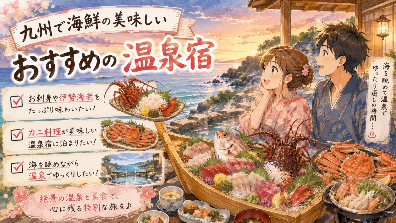 海鮮の美味しい温泉宿を九州で厳選おすすめ10選